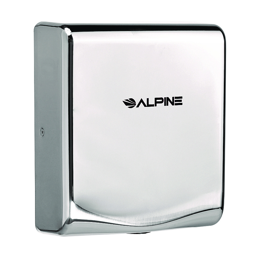 Alpine Willow Commercial 120V Automatic Hand Dryer, 3.93 x 11.25 x 12.63, Stainless Steel, Chrome (ALP40510CHR)