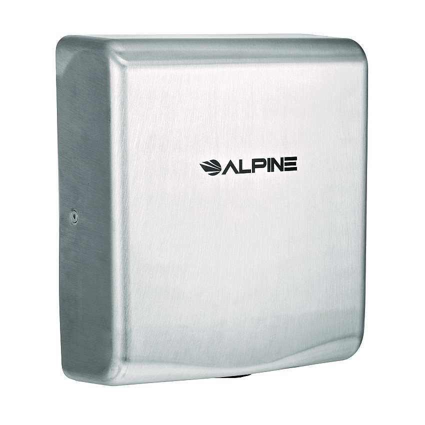 Alpine Willow Commercial 120V Automatic Hand Dryer, 3.93 x 11.25 x 12.63, Stainless Steel, Silver (ALP40510SSB)