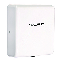 Alpine Willow Commercial 120V Automatic Hand Dryer, 3.93 x 11.25 x 12.63, Stainless Steel, White (ALP40510WHI)