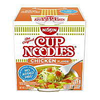 Nissin Cup Noodles, Chicken, 2.25 oz Cup, 12/Carton (NIS23003)