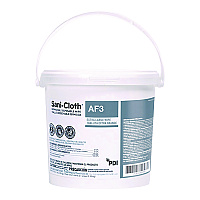 Sani AF3 Germicidal Disposable Wipes, 1-Ply, 7.5 x 15, Unscented, White, Pail of 160 Wipes (P1450PPK)