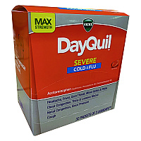 DayQuil Severe Cold and Flu Relief LiquiCaps, 2 LiquiCaps/Packet, 32 Packets/Box (04263)