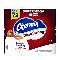 Charmin&reg; Ultra Strong Standard Toilet Paper, 2-Ply, 363 Sheets, 12 Rolls (04311)