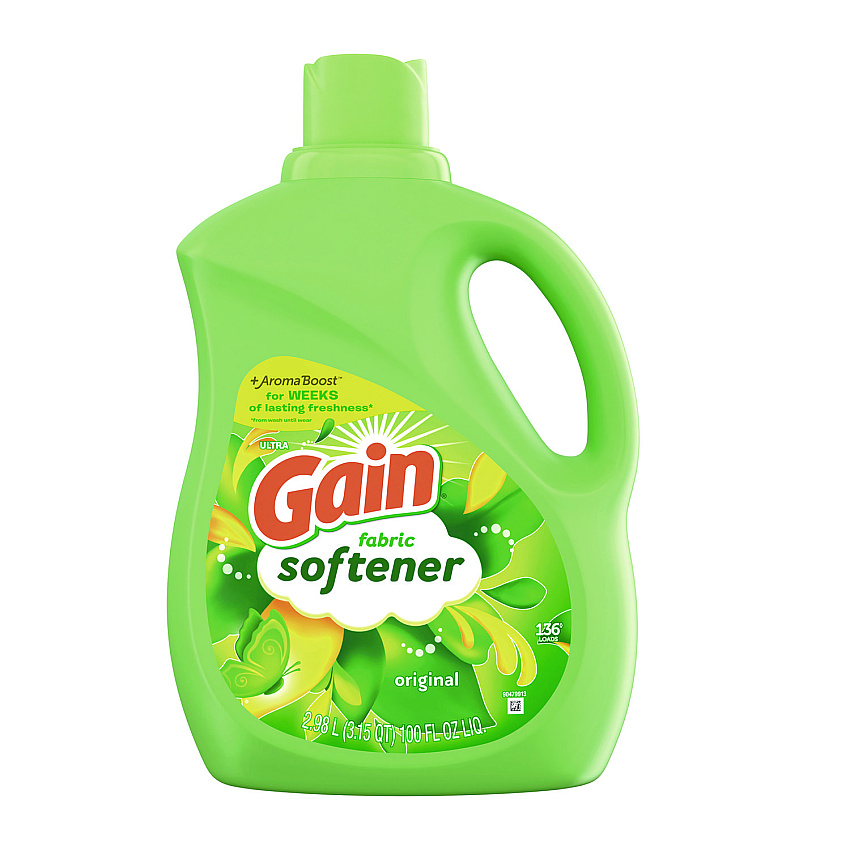 Gain Fabric Softener, Original Scent, 44 oz Bottle (10089)
