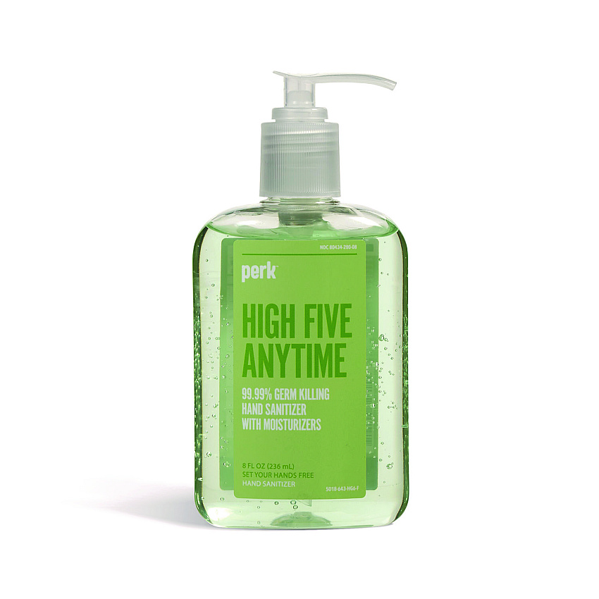 Perk Instant Hand Sanitizer with Moisturizers, 8 oz Pump Bottle (24388638)