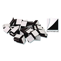 Teacher Created Resources Adhesive Magnetic Squares, Black, 0.5", 100/Set (TCR20720)