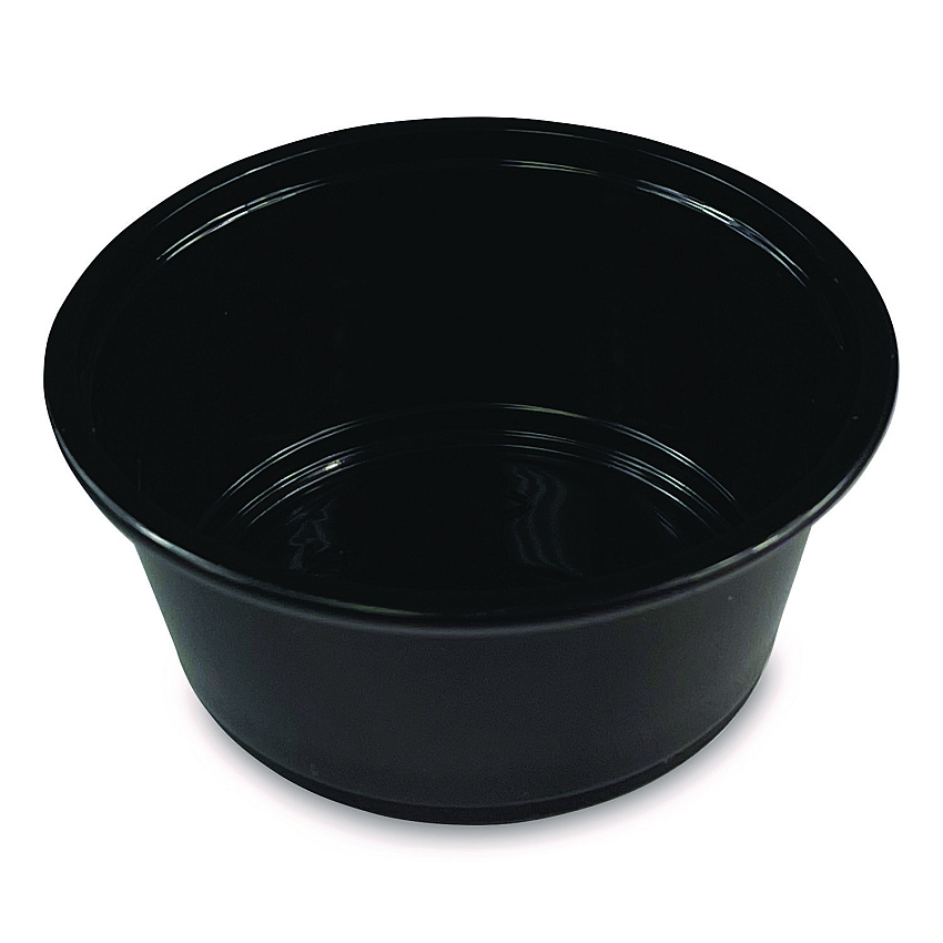 Boardwalk&reg; Souffle/Portion Cups, 3.25 oz, PP, Black, 2500/CT (BWKPRTN325BL)