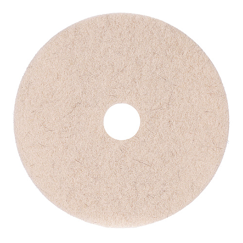 Boardwalk Natural Hog Hair Burnishing Floor Pads, 17" Diameter, Tan, 5/Carton (BWK4017NHE)
