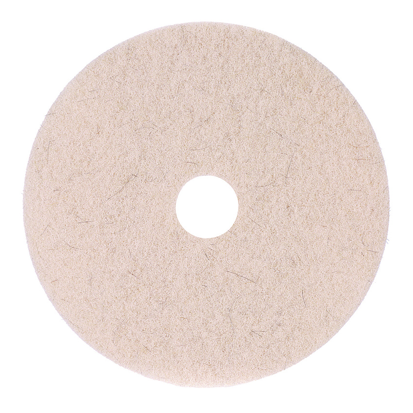 Boardwalk Natural Hog Hair Burnishing Floor Pads, 21" Diameter, Tan, 5/Carton (BWK4021NHE)