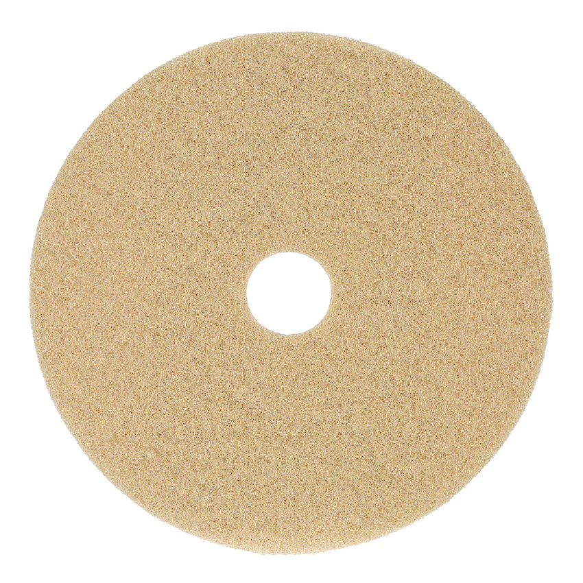 Boardwalk&reg; Burnishing Floor Pads, 27" Diameter, Tan, 5/Carton (BWK4027ULT)
