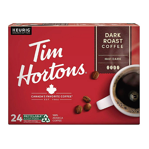 Tim Hortons K-Cup Pods Dark Roast, 24/Box (1279)
