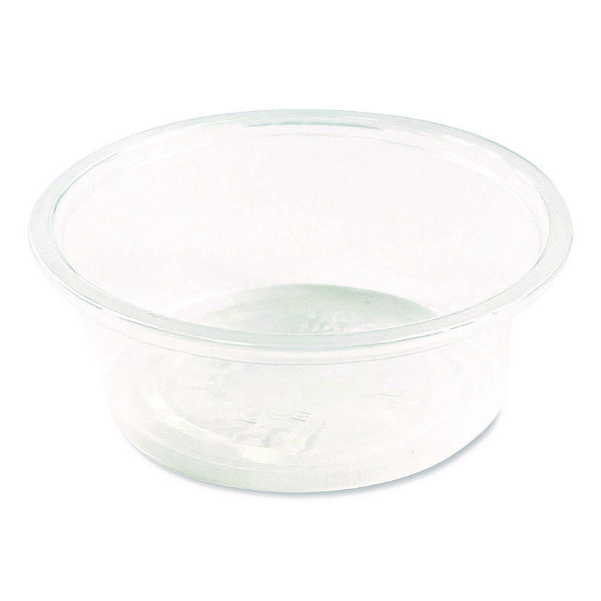 Boardwalk&reg; Souffle/Portion Cups, 1.5 oz, PP, Translucent, 2500/CT (BWKPRTN15TS)