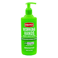 O'Keeffe's Working Hands Hand and Body Lotion, 12 oz Pump Bottle, Unscented (115760)