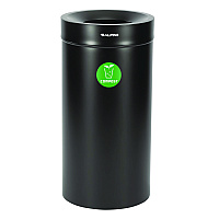 Alpine 27 Gallon Black Stainless Steel Compost Can (47527BLKCO)