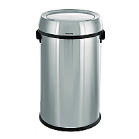 Alpine 17 Gallon Stainless Steel Commercial Trash Can with Swing Lid (ALP47065L1)