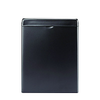 Alpine Stainless Steel Wall-Mounted Sanitary Napkin Receptacle, Black (ALP451SSBBLK)