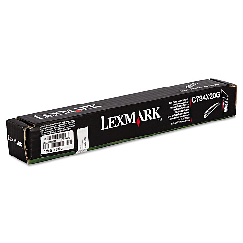 Lexmark C734X20G Photoconductor Kit, 20,000 Page-Yield, Black
