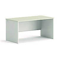 HON 38000 Series Desk Shell, 60" x 30" x 30", Light Gray/Silver (38932B9Q)