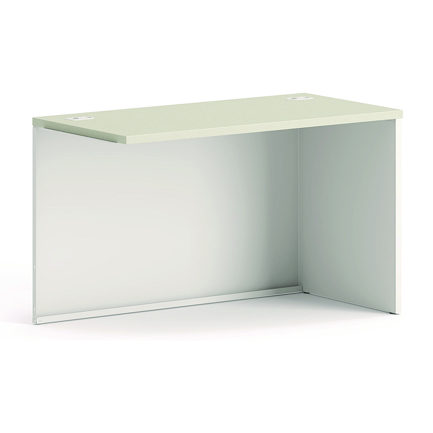 HON 38000 Series Return Shell, Right, 31.75w x 53.19d x 3.75h,Silver Mesh/Light Gray (38943RB9Q)