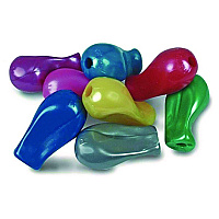 The Pencil Grip Jumbo Pencil Grip, 1" Long, Assorted Metallic Colors, 72/Carton (11972)