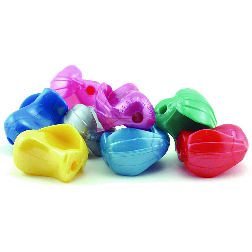 The Pencil Grip Crossover Grip, 1" Long, Assorted Metallic Colors, 100/Carton (177100)