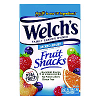Welch's Fruit Snacks, Mixed Fruit, 0.9 oz Pouch, 40/Box (PIM94068)