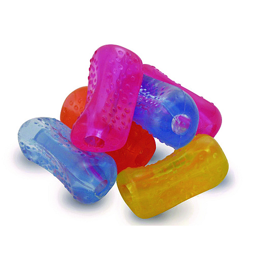 The Pencil Grip Bumpy Pencil Grip. 0.6" Long, Assorted Neon Colors, 72/Carton (12072)