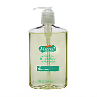 AbilityOne 8520014907370, SKILCRAFT MICRELL Antibacterial Lotion Soap, Unscented, 12/Box