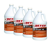 Betco Citrusolv 40 HD Degreaser, Citrus Scent, 1 gal Bottle, 4/Carton (2110400)