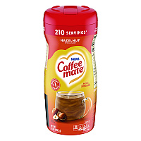 Coffee-mate Hazelnut Creamer Powder, 15oz Plastic Bottle (12345)