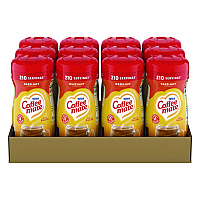 Coffee-mate Non-Dairy Powdered Creamer, Hazelnut, 15 oz Canister, 12/Carton (12345CT)