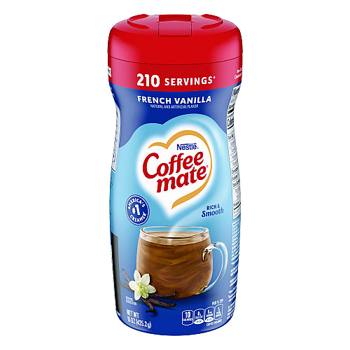 Coffee-mate French Vanilla Creamer Powder, 15oz Plastic Bottle (35775)