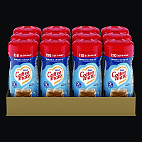 Coffee-mate Non-Dairy Powdered Creamer, French Vanilla, 15 oz Canister, 12/Carton (35775CT)