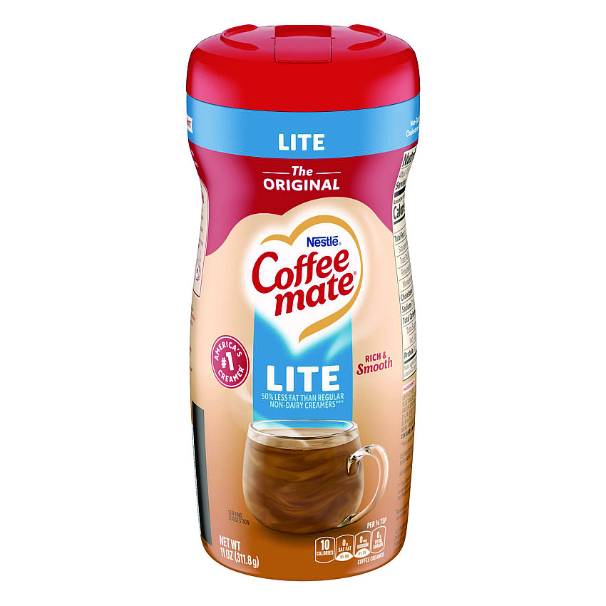 Coffee-mate Original Lite Powdered Creamer, 11oz Canister (74185)