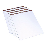TOPS Easel Pads, Quadrille Rule (1 sq/in), 27 x 34, White, 50 Sheets, 4/Carton (7900)