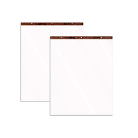 TOPS Easel Pads, Unruled, 27 x 34, White, 50 Sheets, 2/Carton (7903)