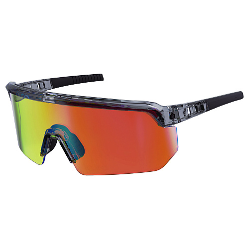 ergodyne Skullerz AEGIR-AFASPM Anti-Scratch and Enhanced Anti-Fog Safety Glasses, Clear Smoke Frame, Orange Mirror Polycarb Lens (55060)