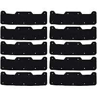 ergodyne Skullerz 8953 Hard Shell Bump Cap Sweatband Replacement, Black, 10/Pack (60237)