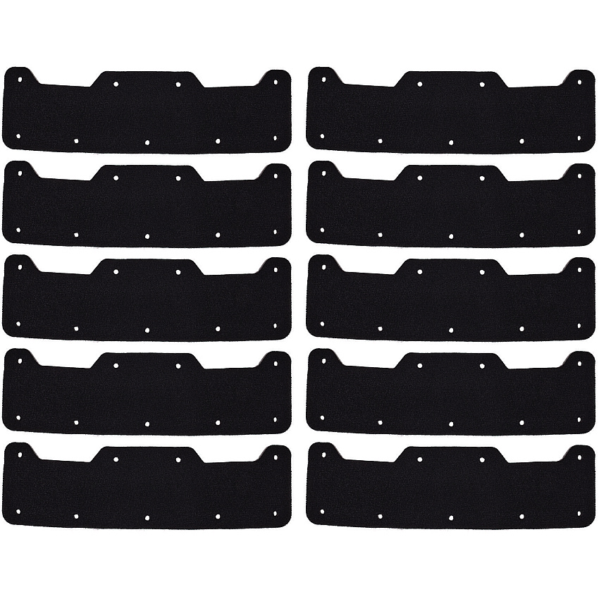 ergodyne Skullerz 8953 Hard Shell Bump Cap Sweatband Replacement, Black, 10/Pack (60237)