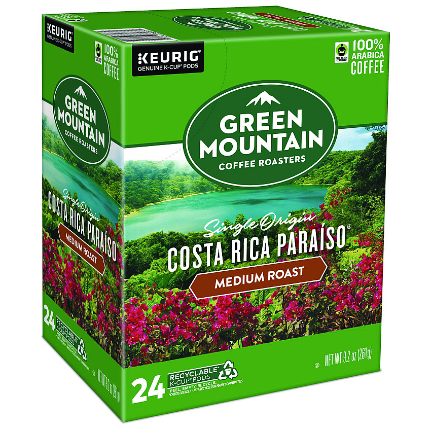 Keurig K-Cup Pods Costa Rica Paraiso, 24/Box (8087)