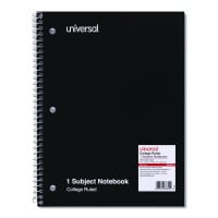 Universal Wirebound Notebook, 3 Subjects, Medium/College