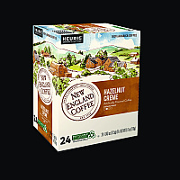 New England Coffee Hazelnut Creme K-Cup Pods, 24/Box (0040)