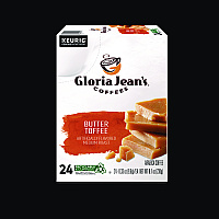 Gloria Jean's Butter Toffee Coffee K-Cups, 24/Box (60051012)