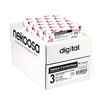 Nekoosa Fast Pack Carbonless 3-Part Paper, 8.5 x 11, White/Canary/Pink, 500 Sheets/Ream, 5 Reams/Carton (17391)