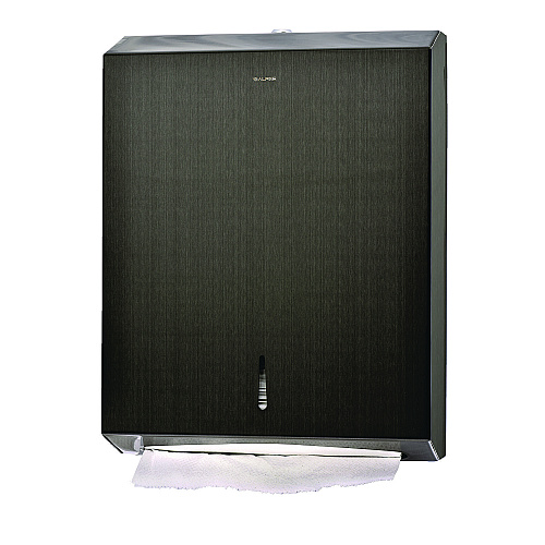 Alpine Vertical C-Fold/Multi-Fold Paper Towel Dispenser, 14.5 x 4 x 11.2, Antique Nickel (ALP480AN)