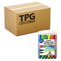 The Pencil Grip Magic Tri Stix Set, 12 Assorted Colors, 12/Set, 48 Sets/Carton (39548)