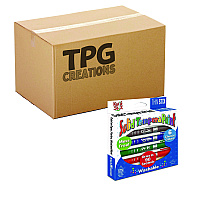 The Pencil Grip Thin Stix Tempera Paint Set, 6 Assorted Classic Colors, 6/Set, 24 Sets/Carton (60724)