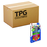 The Pencil Grip Thin Stix Tempera Paint Set, 12 Assorted Classic Colors, 12/Set, 12 Sets/Carton (60812)