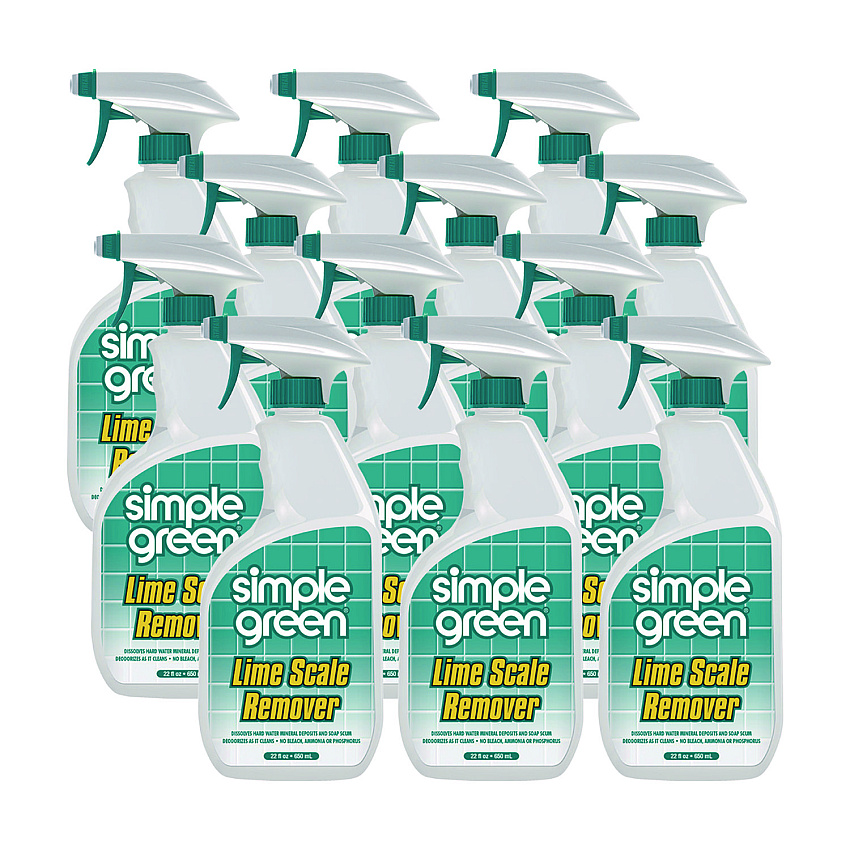 simple green Lime Scale Remover, Wintergreen, 32 oz Spray Bottle, 12/Carton (50032)