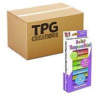 The Pencil Grip Kwik Stix Tempera Paint Set, 10 Assorted Pastel Colors, 10/Set, 12 Sets/Carton (68012)